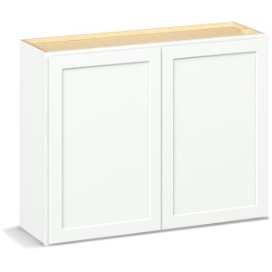 Reliabilt Parkstone II Reliabilt Parkstone II Brilliant White Wall Cabinet, 2 Doors, 39-in x 30-in - 641236 | Lowe's Pro Supply